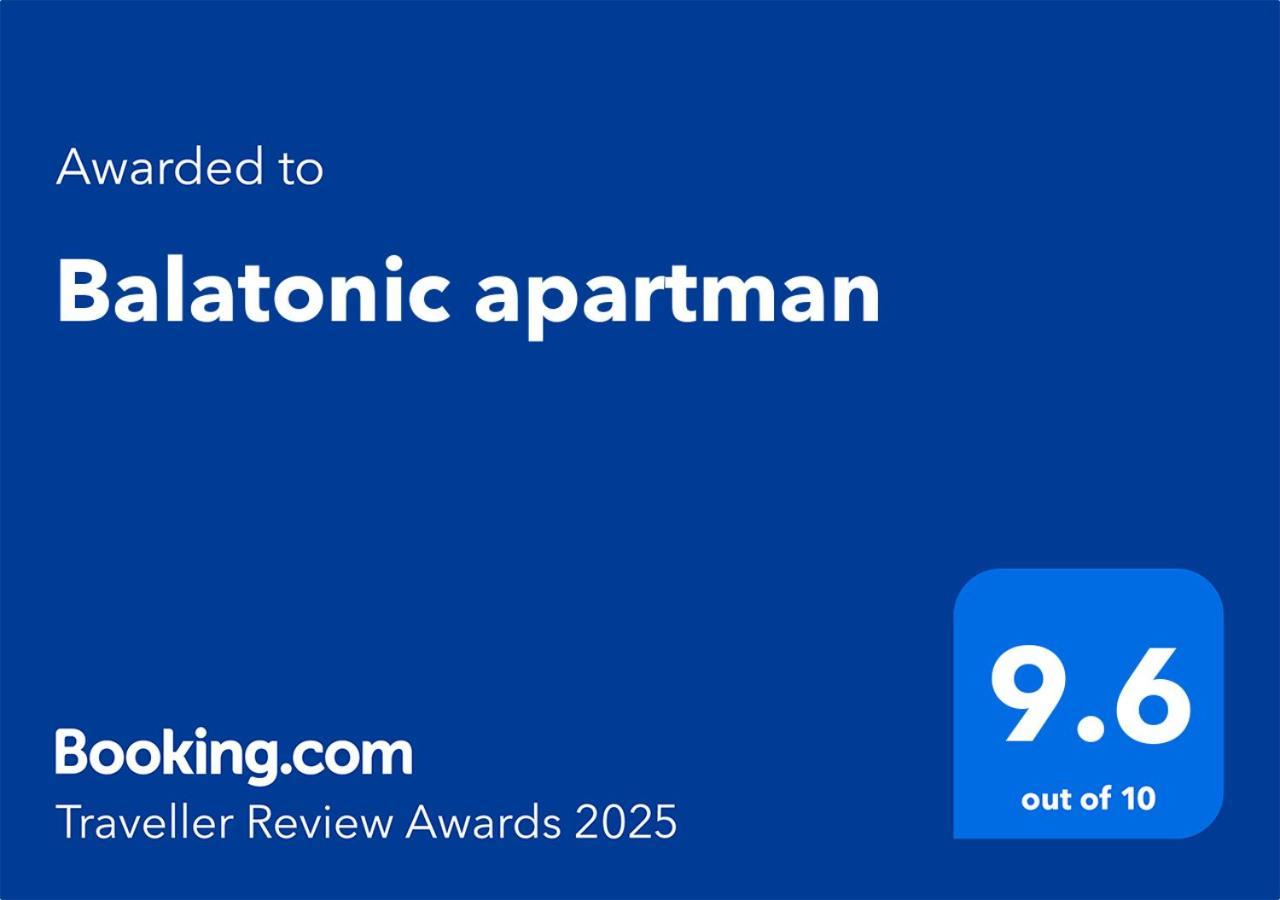Balatonic Apartman Замарди Экстерьер фото